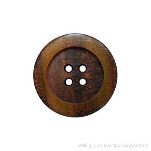 Imitation shell button